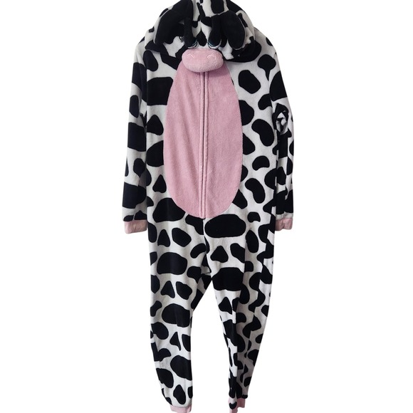 Spirit Other - Adult Cow one piece PJ Costume Spirit Halloween Size‎ Medium